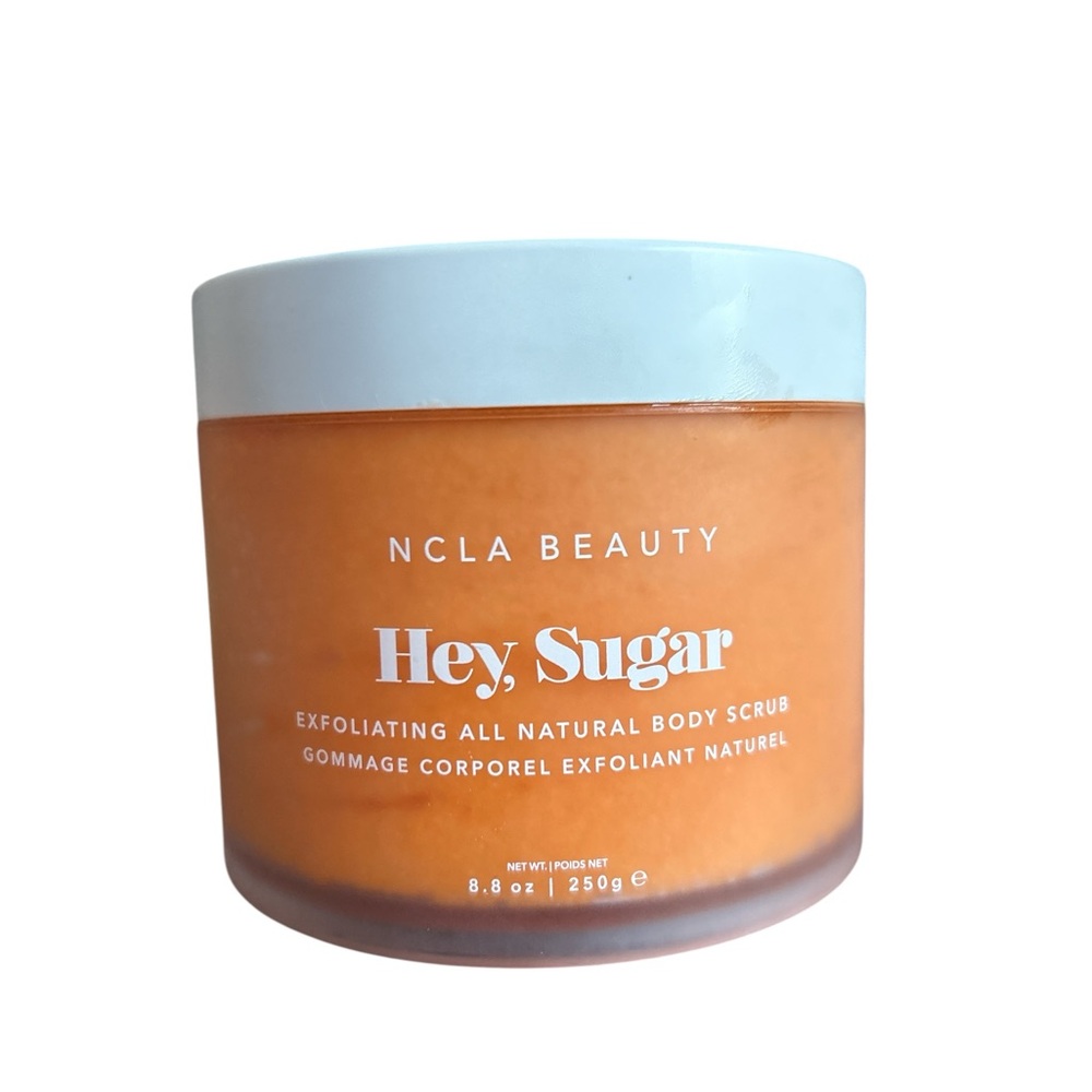 NCLA Beauty Hey, Sugar Papaya Vanilla Body Scrub NWOB 8.8 Fl Oz.